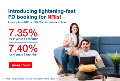 FD Booking For NRIs